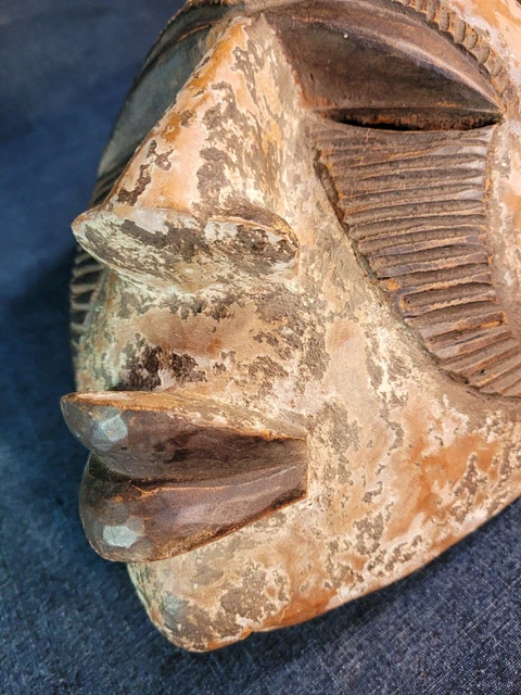 Vintage African Ceremonial Mask - Tribal Art 17