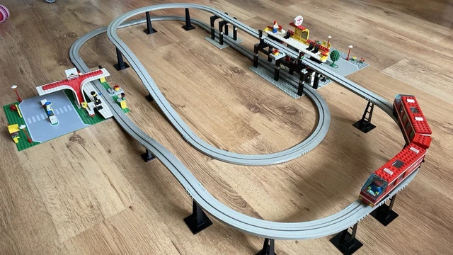 LEGO 6399 - Airport Shuttle Monorail Flughafen Bahn - 100% kpl. - BA ...