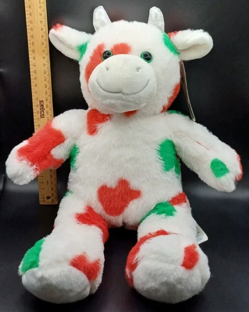 NEW Build a Bear Workshop BAB BABW Christmas Cow perfect gift idea