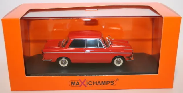 Maxichamps 1/43 Scale Diecast 940 023701 - 1960 BMW 700 LS - Red