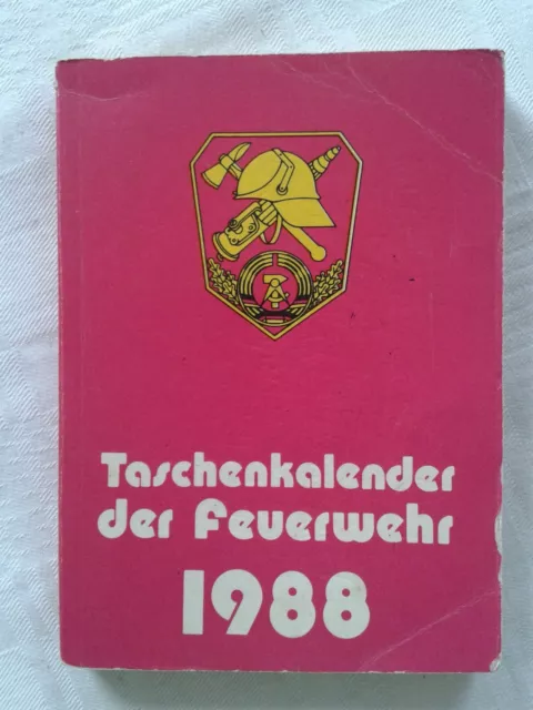 Taschenkalender der Feuerwehr 1988, DDR-Kalender
