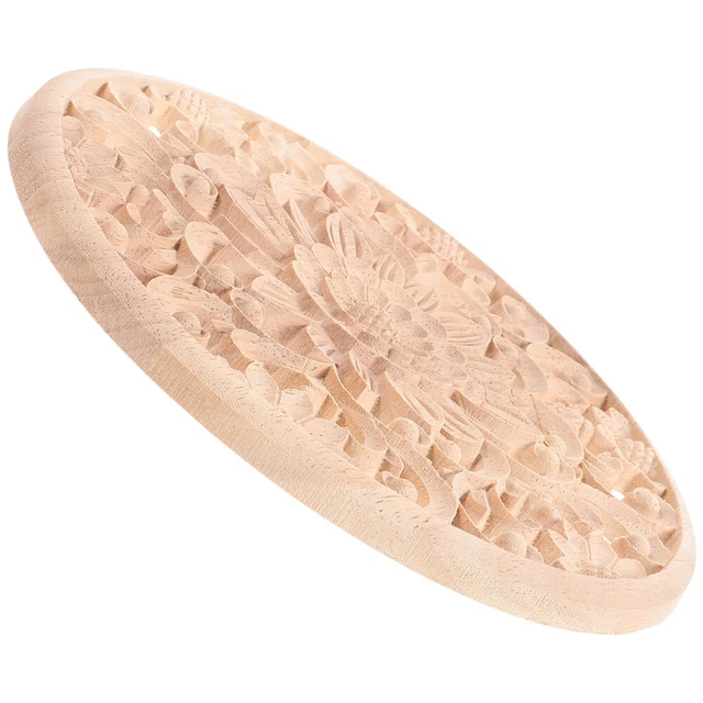 Applikation aus geprägtem Holz Applikation nur aus Holz