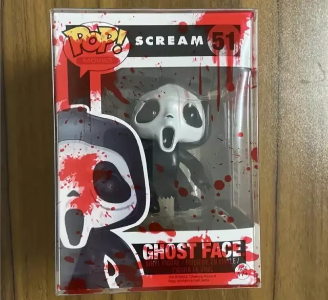 figurine Pop Movies: Scream Ghost Face #51 w/Blood Splatter Bloody Protector