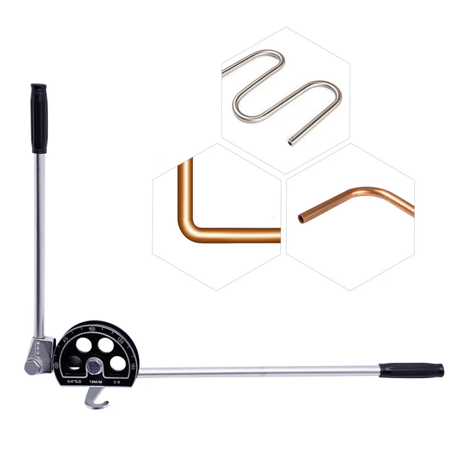 RATCHET PIPE TUBE Bender Bending Tool 3/4" Aluminum Copper Pipe Bender