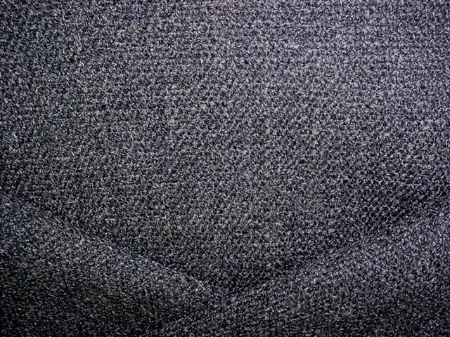 3-1/8Y Holland And Sherry Onyx Black Charcoal Textured Wool Upholstery Fabric