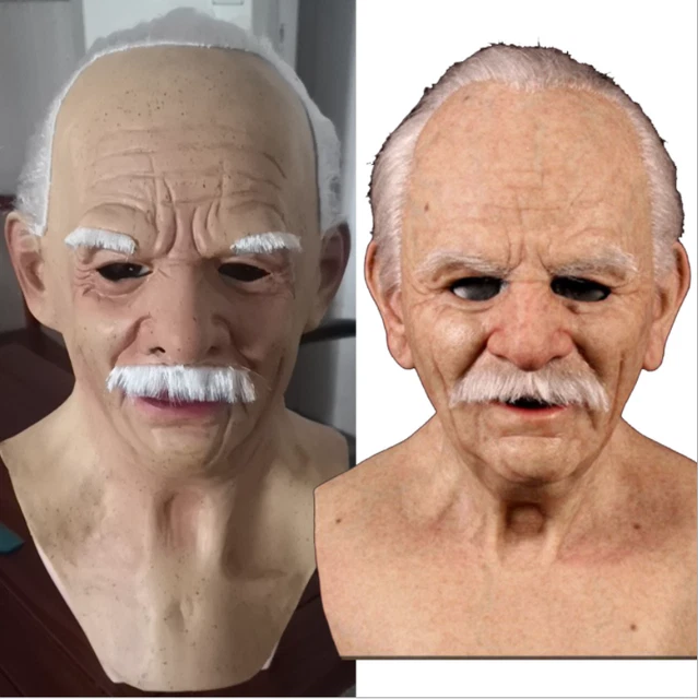 Trump Mask Headgear Realistic Silicone Full Head Masquerade Party Halloween