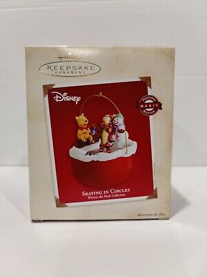 Skating In Circles Winnie the Pooh Collection 2002 Hallmark Ornament Never Displ