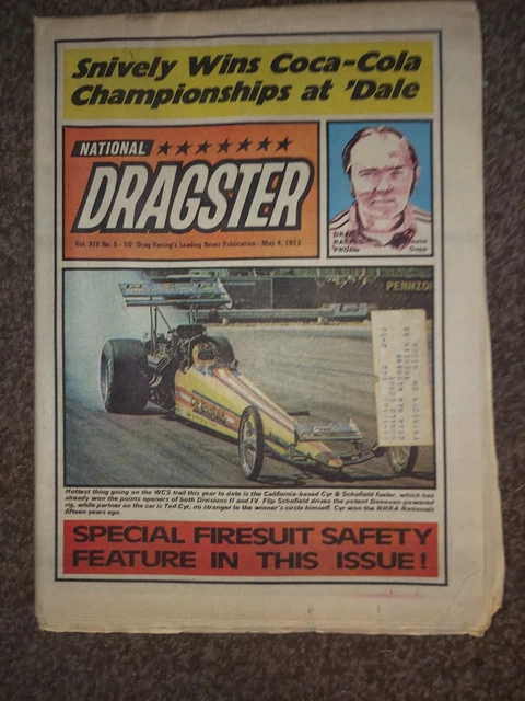 Magazine National Dragster Vol. XXXII N°15 – Avril 1991, édition Drag Racing, Anglais
