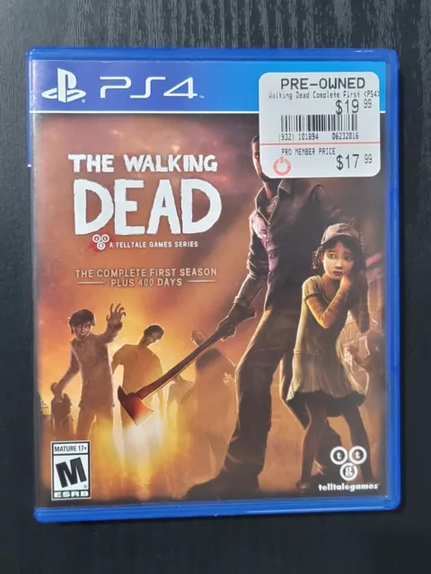 The Walking Dead: The Complete First Season Plus 400 Days PS4