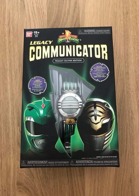 MIGHTY MORPHIN POWER Rangers Legacy Communicator Tommy Oliver Edition ...