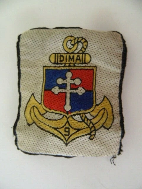 Patch (insigne Tissu) Original Marine - École Des Fourriers De Cherbourg - Neuf