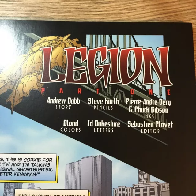 Ghostbusters Legion Grafik Comic Roman AndrewDabb SteveKurth SergeLaPoint selten 2