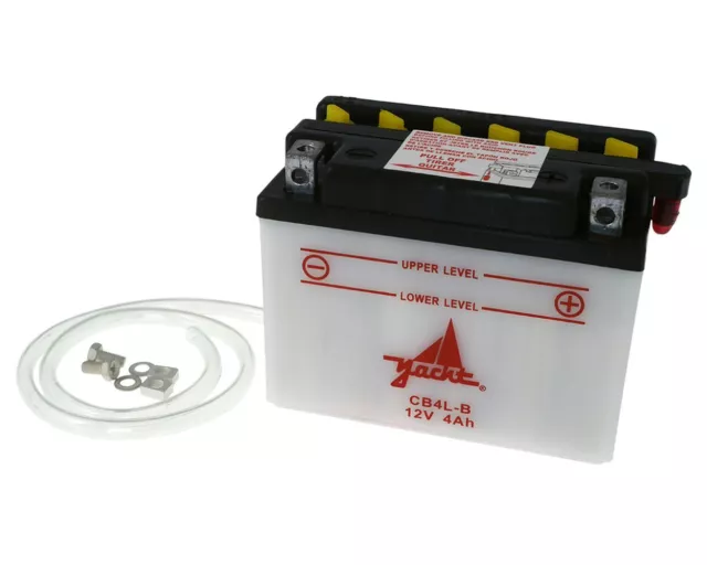 Batterie 12V 4Ah YACHT CB4LB / YB4L-B sans acide de batterie