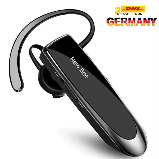 NEW BEE Single Wireless Bluetooth-Headset Kopfhörer-Geräuschunterdrückung DHL