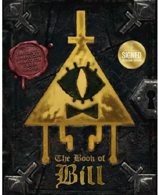 THE BOOK OF Bill Alex Hirsch Gravity Falls B&N Signed Exclusive Edition ...
