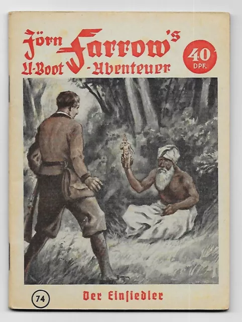 Jörn Farrows U-Boot  Abenteuer Nr. 74 Der Einsiedler   von 1954  Hans Warren