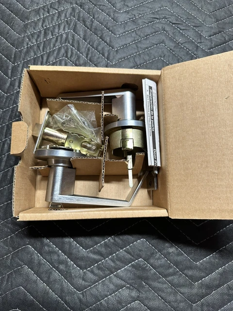 Falcon Y521BD Dan 626 Entry Door Commercial Lock Lever Set SATIN CHROME
