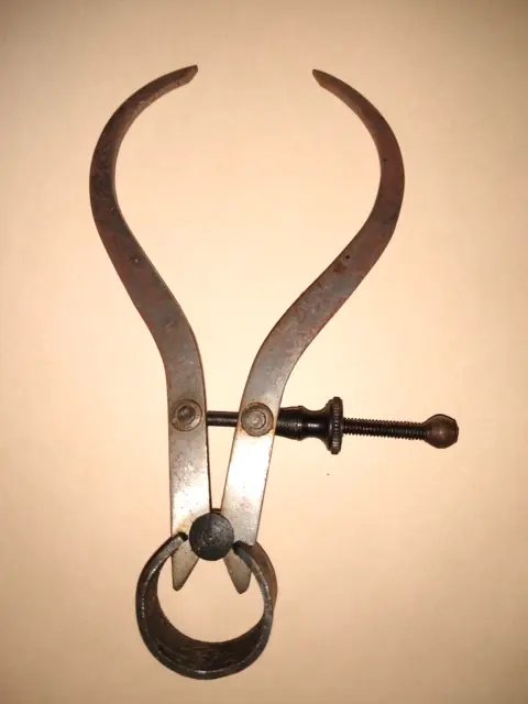 Antique Calipers Opens fully to 4.5 Inches, WORKS! Spring action 5.5 Inches Tall
