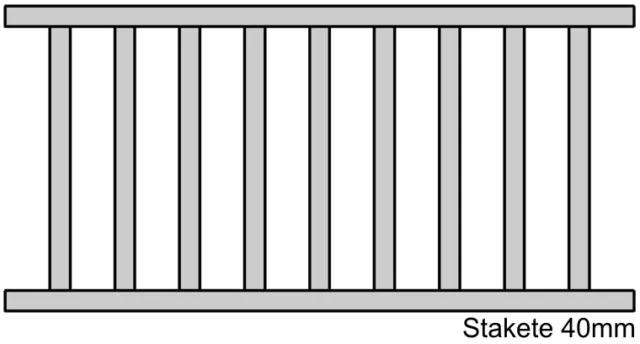 Anbaubalkon aus Aluminium, Balkon, Vorstellbalkon, Bausatz 3,0x1,6m inkl. Statik 3