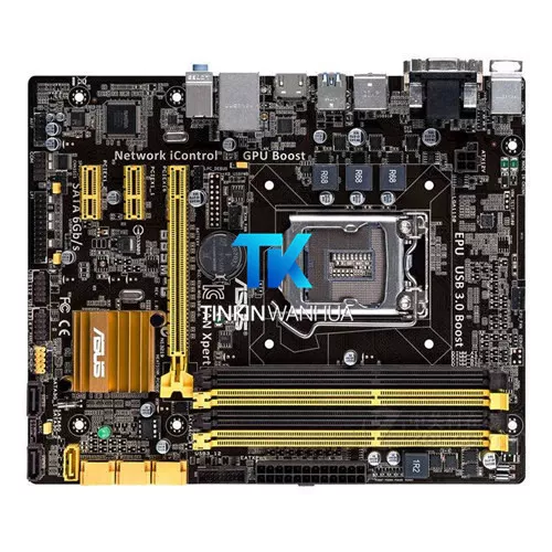 Carte mère pour Asus B85M-G B85M G mATX socket Intel 1150 SATA HDMI DVI VGA USB 3. 2