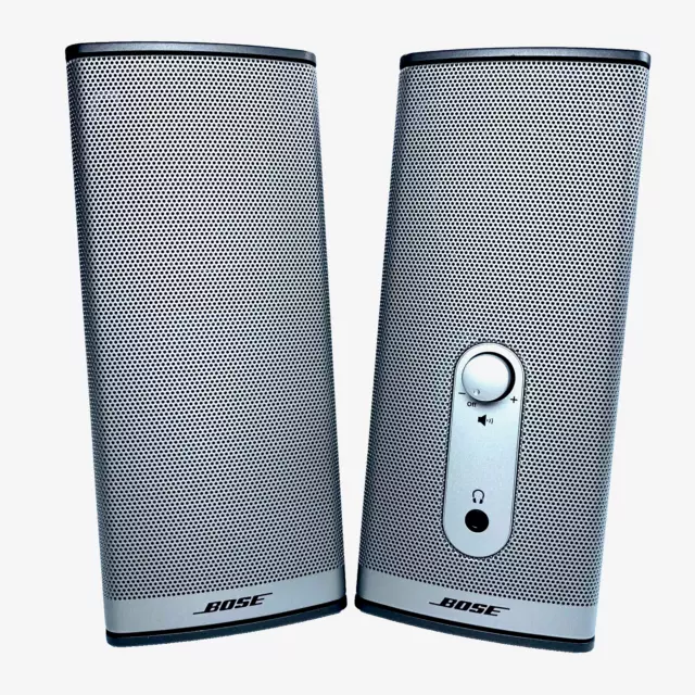 Bose Companion 2 Series II Multimedia Speaker System Gray With Adapter & AV Cord 2
