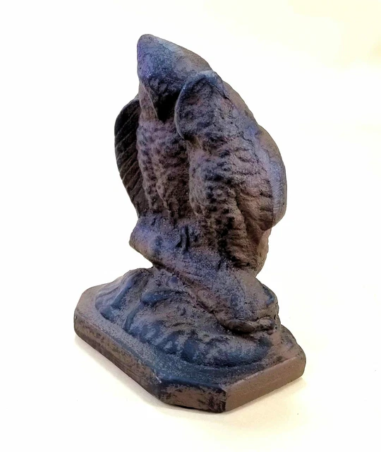 Cast Iron Owls Door Stop Vintage style