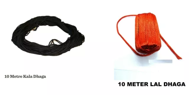 Black Thread - Kaala Dhaga - Nazar Dhaga Silk Thread 40 Meters