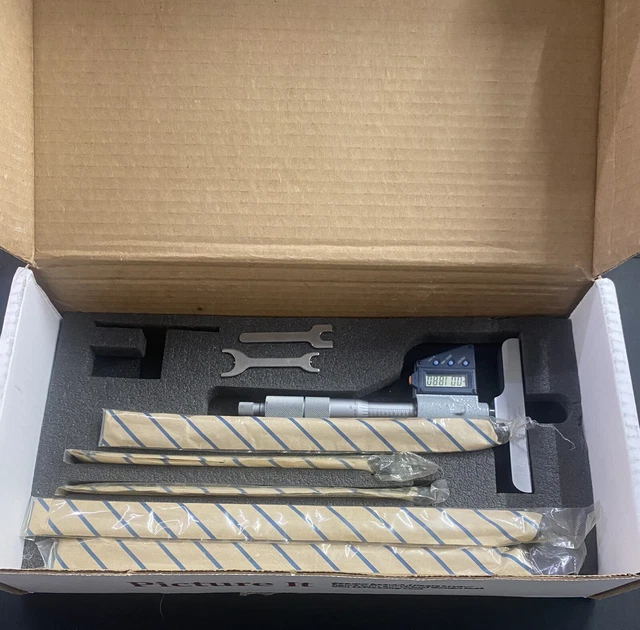 Mitutoyo 329-350-10 Digital Depth Micrometer .00005" Mitutoyo 329-350-10 Digital Depth Micrometer .00005"