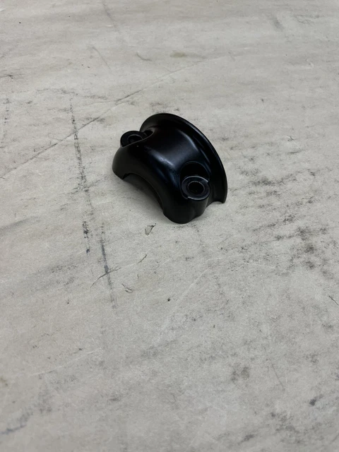 Harley Dyna Softail & Sportster Black Clutch Lever Perch Mount Clamp Bracket OEM