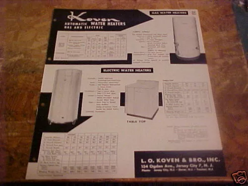 Mid Century Industrial 1955 Architects Sweets Catalog Brochure Koven Heaters