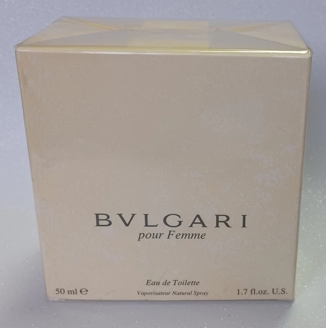 BVLGARI BULGARI DONNA EDT 50ml NAT.SPRAY VINTAGE EDIZIONE NUOVO/FOGLIA