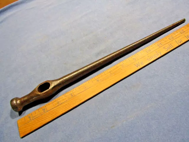 Vintage 14" Curved Face Rat Tail  Hammer