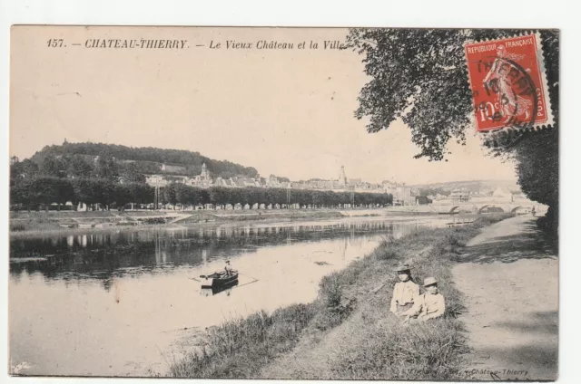 CHATEAU THIERRY - Aisne - CPA 02 - vue des bords de Marne