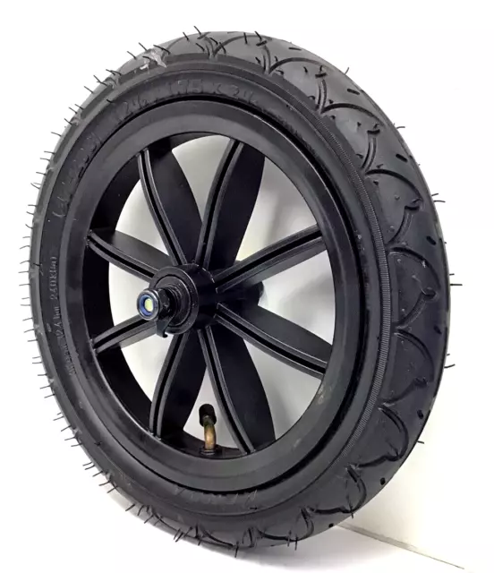 EvenFlo Stroller JOGGER Mag Black Front Wheel 12" 1/2 x 1.75" TIRE  Even Flow