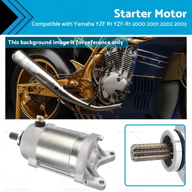 Démarreur 12V Pour Yamaha YZF-R1 2009-2014 – Compatible Référence OEM 14B-81890-00, Installation Facile Et Garantie 2 Ans