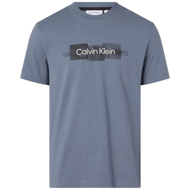 Calvin Klein t-shirt uomo colore avion K10K110799 Maglietta in cotone biologico