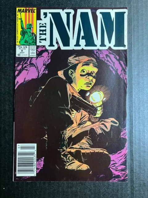 THE NAM #8 July 1987 First Appearance of Tunnel Rat Marvel Comics Vietnam War