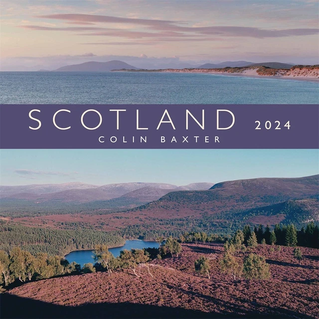 COLIN BAXTER, SCOTLAND Calendar 2024 Regional Month To View £10.99