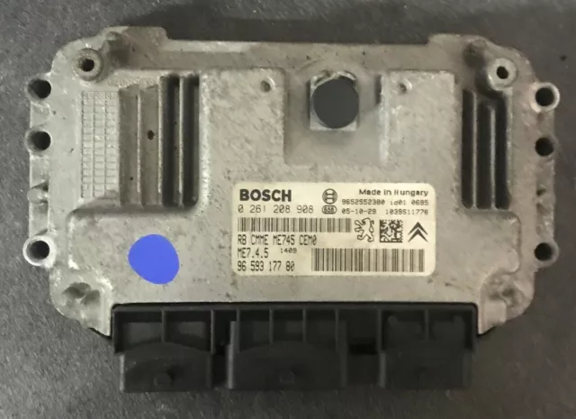 Calculateur vierge CITROEN XSARA PICASSO 1.6 ME7.4.5 0261208908 9659317780