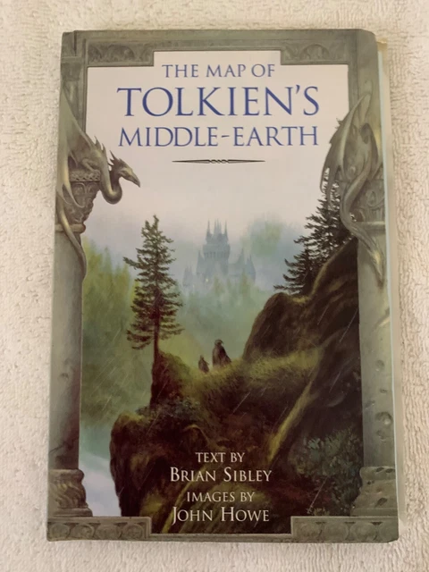 THE MAP OF Tolkien's Middle-Earth LOTR 1996 Brian Sibley & John Howe ...