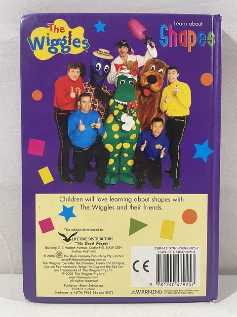THE WIGGLES LEARN About Shapes Hardcover Boom 2006 EUC Original Cast ...