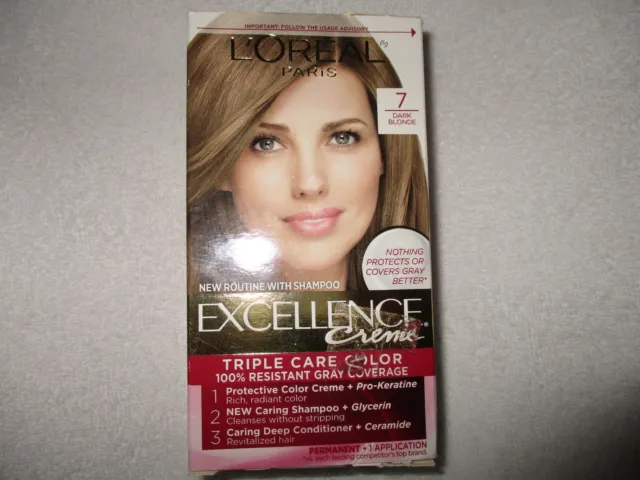 10. L'Oreal Paris Excellence Creme Permanent Hair Color, 8G Medium Golden Blonde, 100% Gray Coverage Hair Dye, Pack of 1 - wide 4