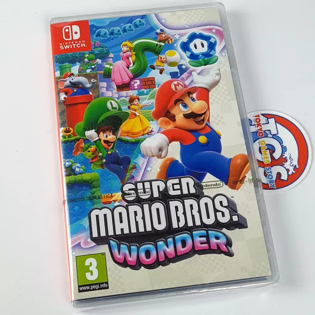 Super Mario Bros. Wonder Nintendo Switch FR Physical Game In Multi-Language NEW