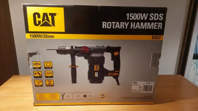 New - ROTARY HAMMER DRILL - CAT DX27 1500W SDS