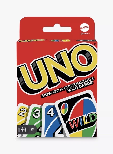 MATTEL GAMES UNO, Classic Card Game for Kids and Adults for Family Game ...