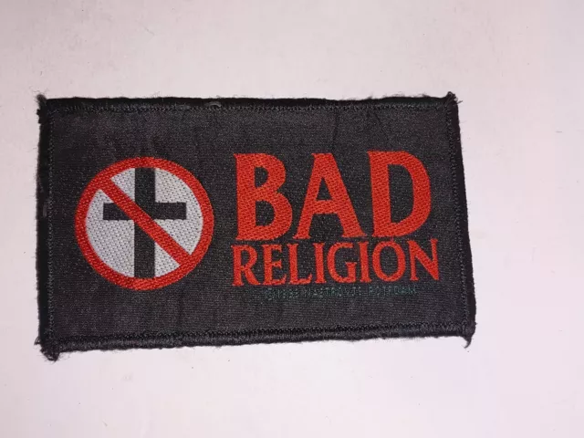 Bad Religion 1993 Patch Aufnäher ca. 10x6 cm Nr. 1987 Original Vintage Kutte