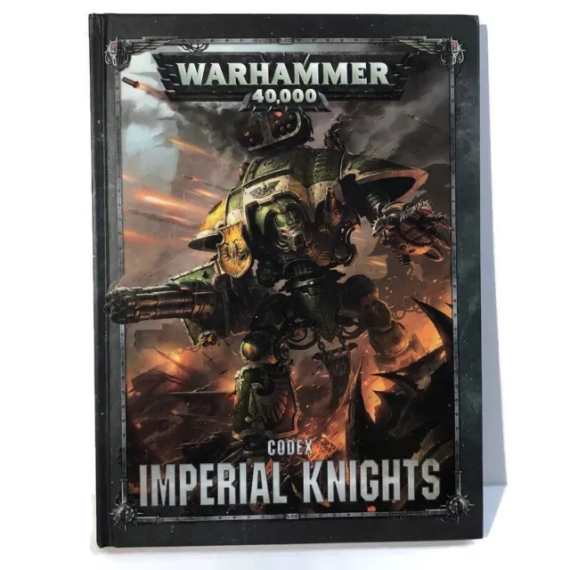 EUC Games Workshop Warhammer 40K Codex Imperial Knights 2018 HC