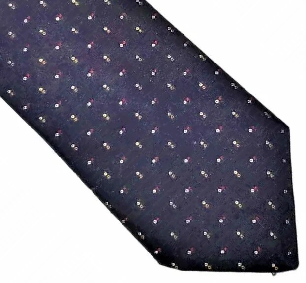 Remington Men's Skinny Narrow Necktie Navy Blue EUC