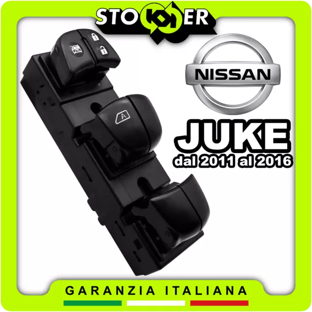 Pulsantiera Alzavetri Alzacristalli Interruttori Nissan Juke 2011-2016 16+3 Pin