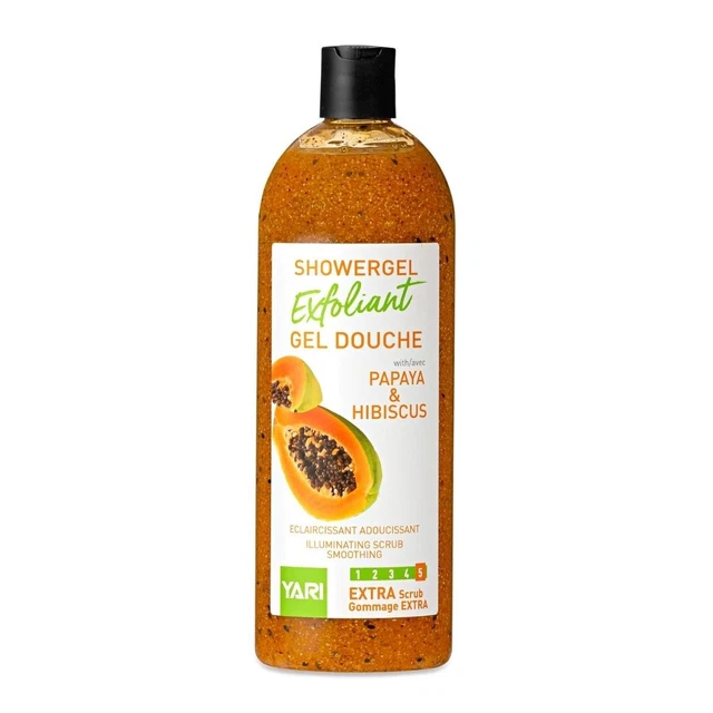 Gel Douche Exfoliant Super éclaircissant – Anti-taches, 800 Ml, FPS 30, Neuf, France